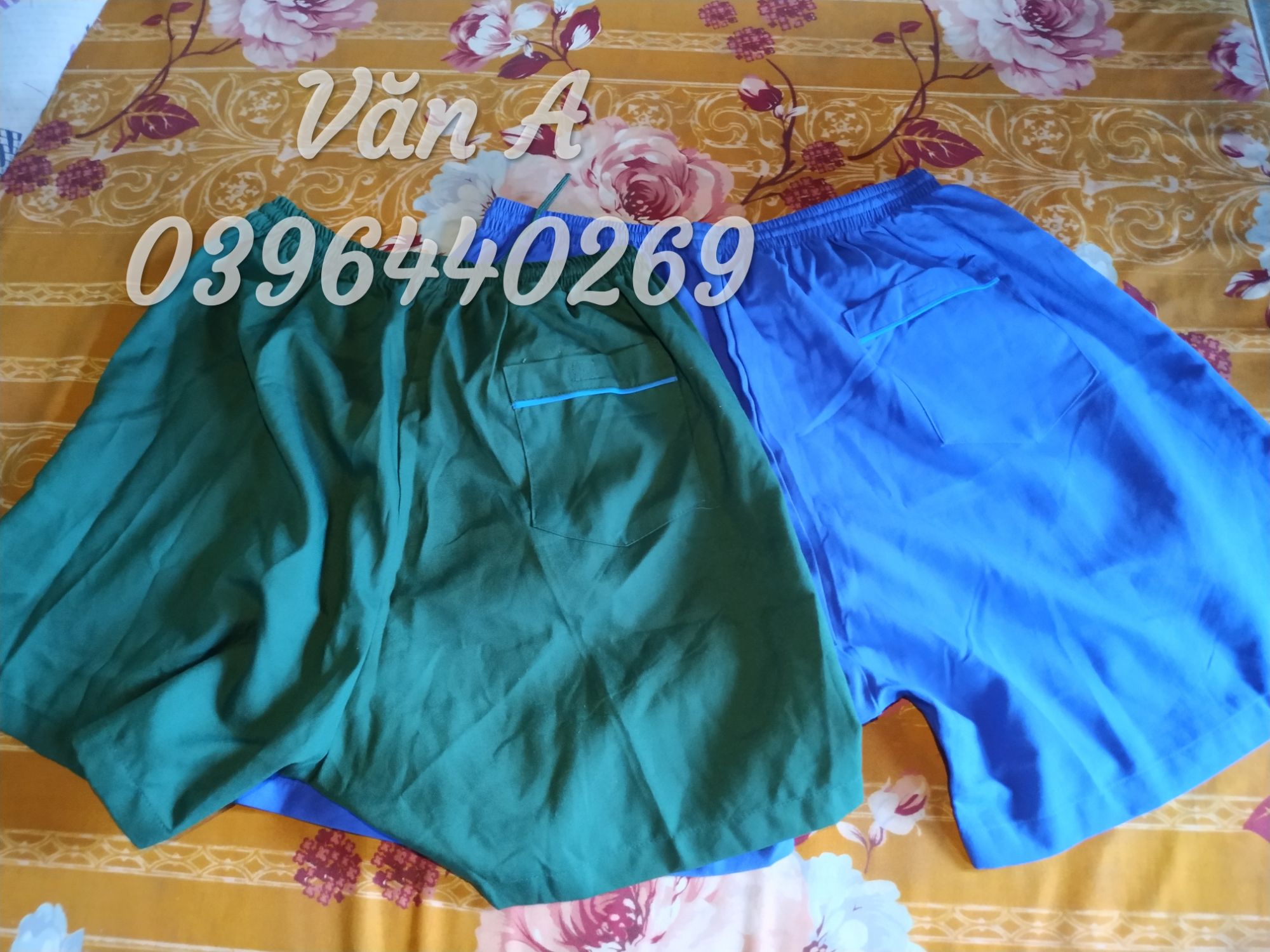 Combo 2 quần đùi thun cotton nam