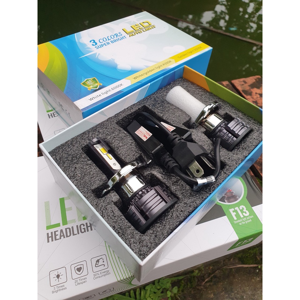 Đèn pha LED T6 3 màu | chíp led taiwan Cao cấp - 32w