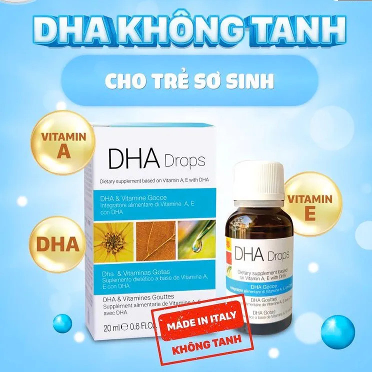 DHA Drops Euronatural Dạng Nhỏ Giọt 20ml