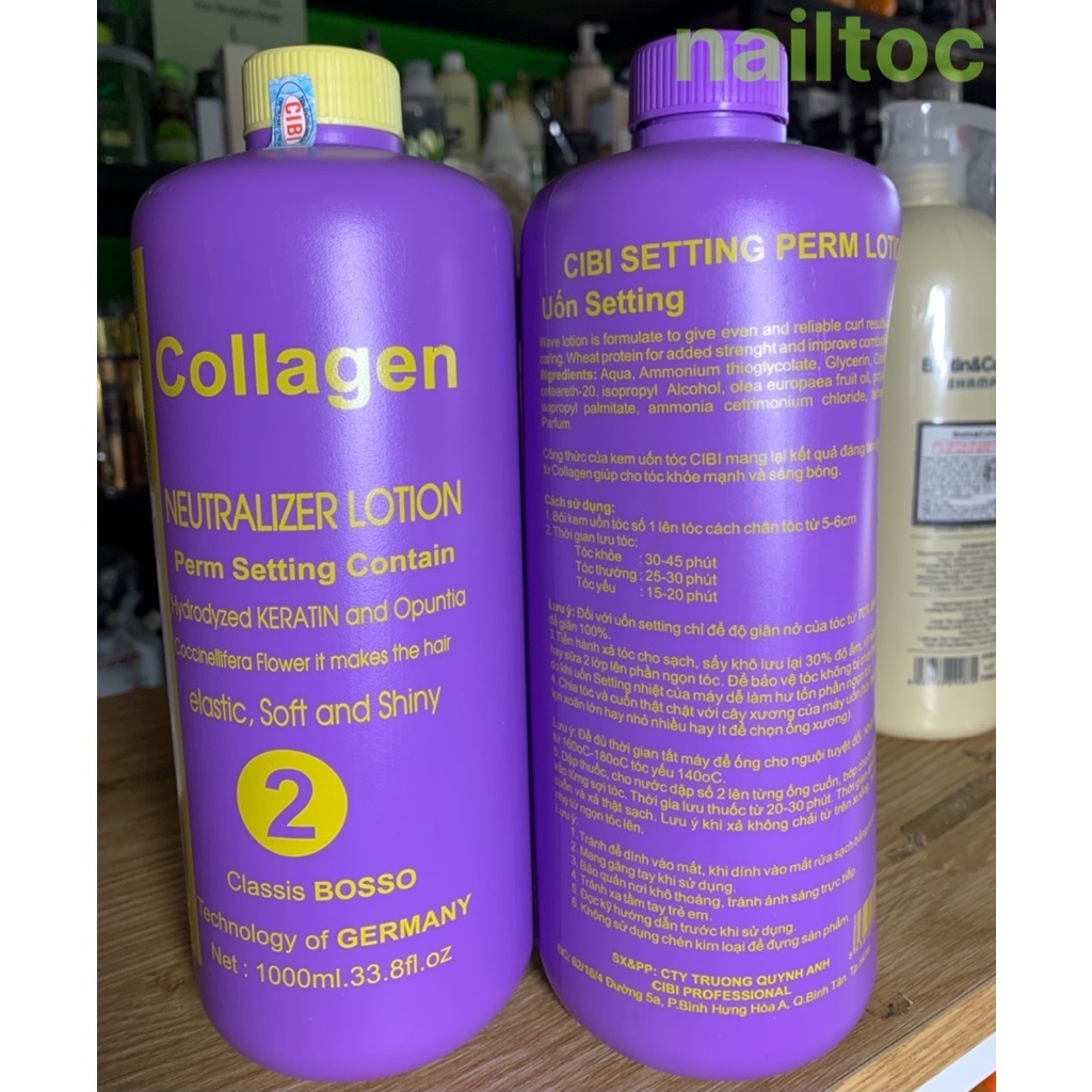 uốn lạnh và nóng Cibi collagen 1000ml