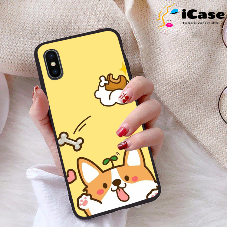 Ốp lưng iPhone X viền dẻo TPU BST Kawai
