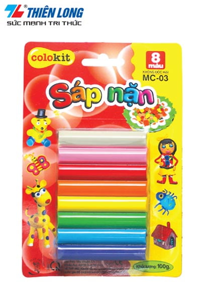 Sáp nặn 8 màu mc-03