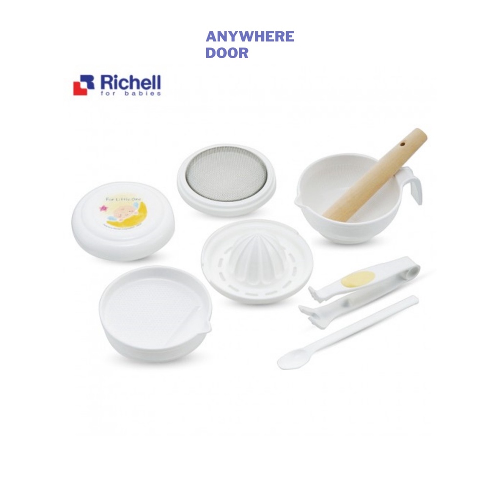 Bộ chế biến ăn dặm kiểu Nhật Richell