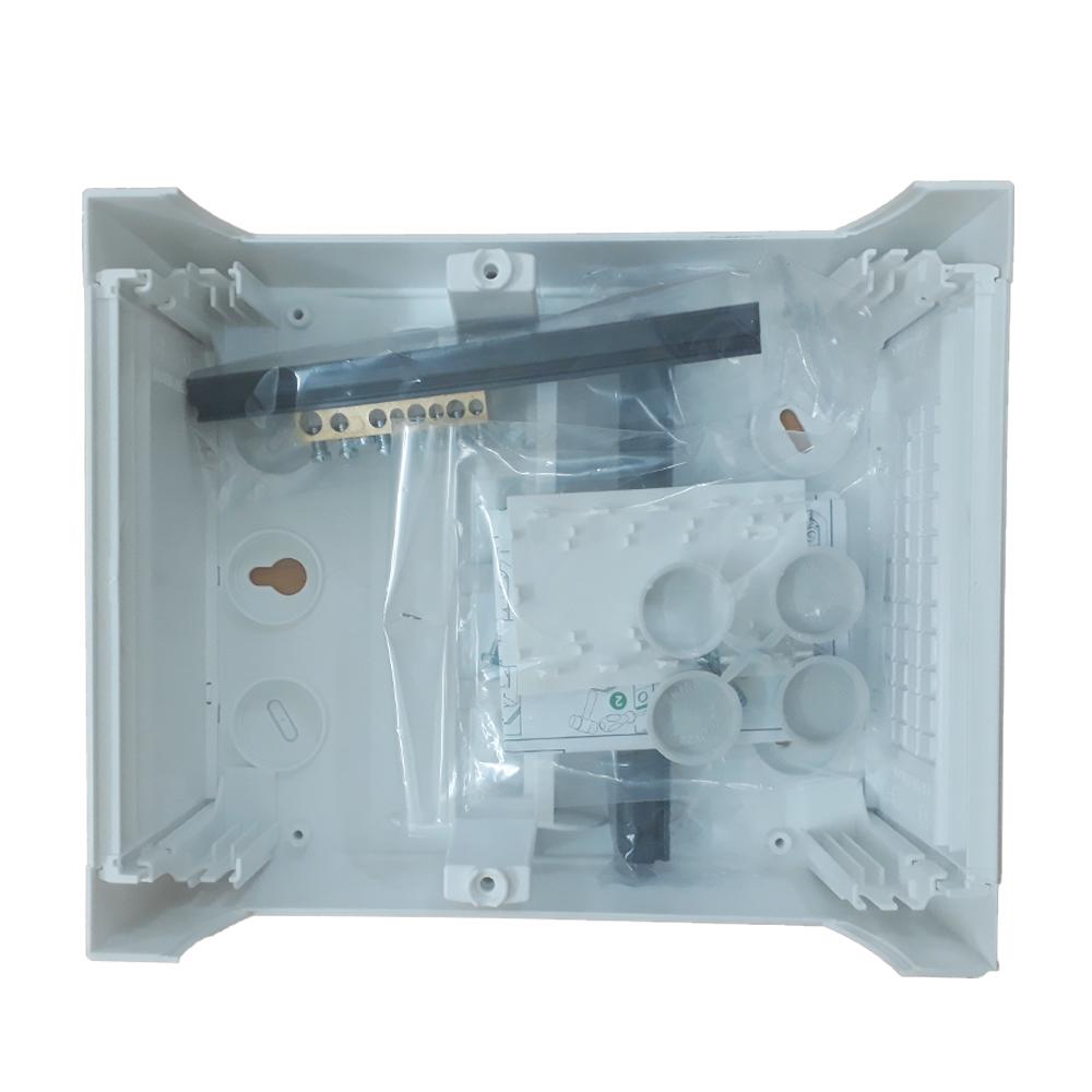 Tủ Điện Nhựa Gắn Nổi 6 đường - Mini Pragma cửa Trắng hoặc Cửa Mờ - 6 Mô đun 1 Hàng - Tủ bảng điện Schneider MIP12106; MIP12106T