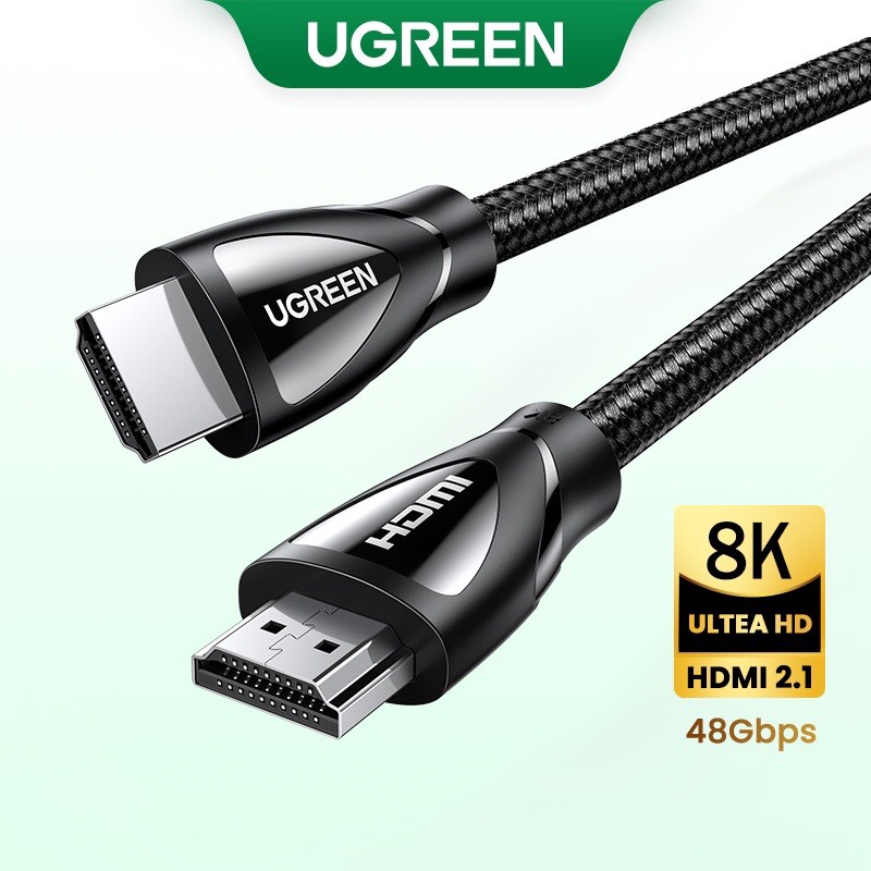 Cáp hdmi 2.1 ugreen cao cấp chính hãng hd140 80401 80402 80403 80404 dây mềm
