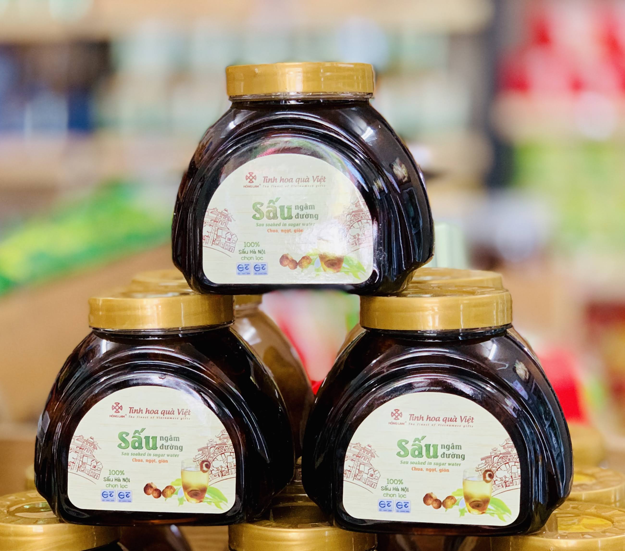 Sấu Ngâm Đường Hồng Lam - 1kg