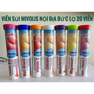 Viên sủi bổ sung vitamin Mivolis - Đức lọ 20 viên thumbnail