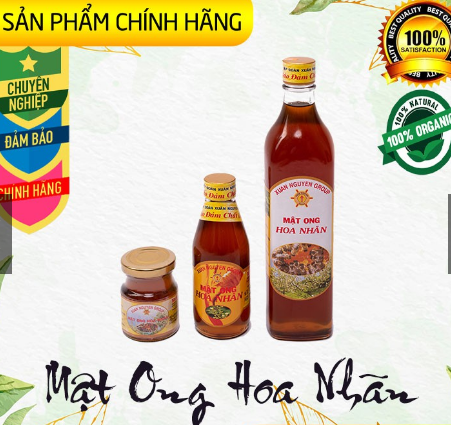 MẬT ONG HOA NHÃN 100%