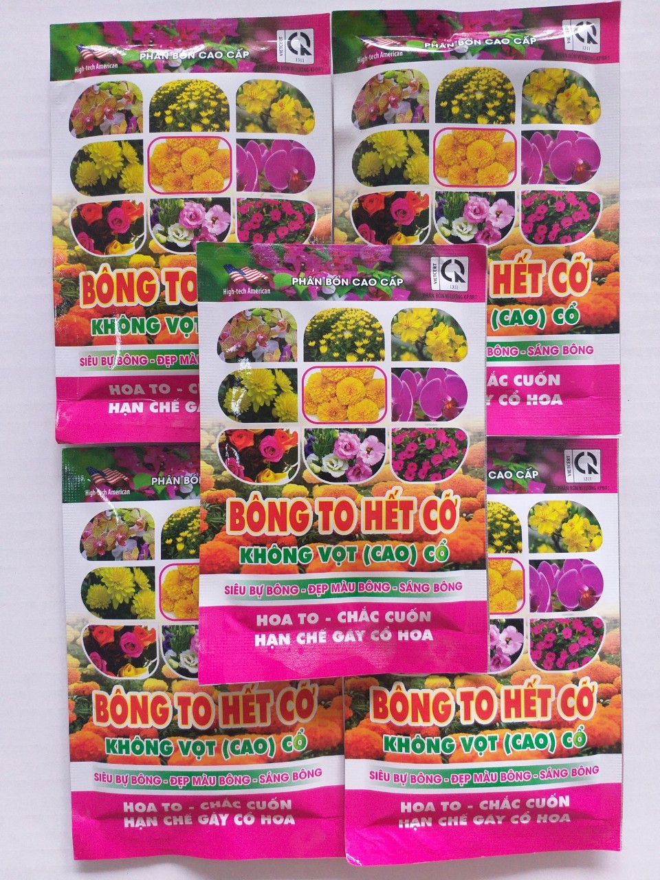 Phân bón BÔNG TO HẾT CỞ - Gói 50g