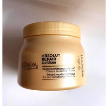 HẤP DẦU LOREAL ABSOLUTE REPAIR LIPIDIUM 500ML - PHỤC HỒI HƯ TỔN