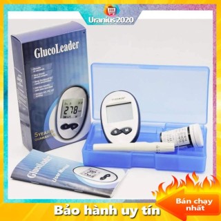 Máy đo đường huyết cao cấp, Máy đo đường huyết Gluco Leader tặng kèm hộp thumbnail