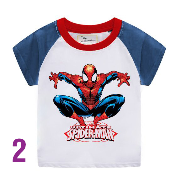 Áo phông cho bé mẫu SPIDER MAN
