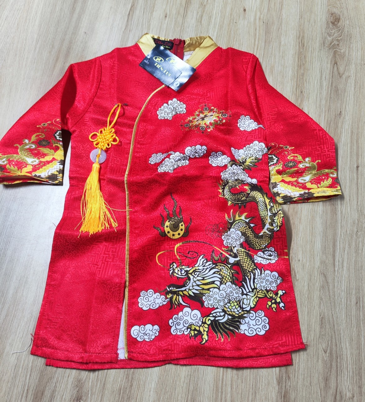 Áo Dài Cách Tân Bé Trai. Chất Vãi Gấm