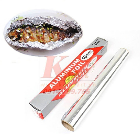 Giấy bạc bọc nướng thức ăn, giữ nóng đồ ăn