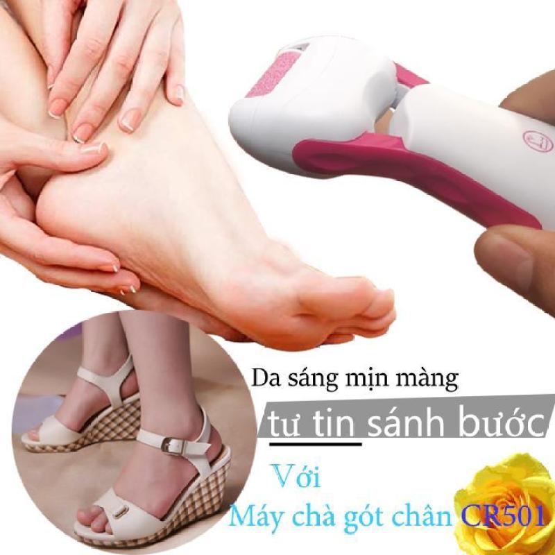 [Tặng bao lì xì xuân 2020] Máy chà gót chân dùng pin CR-501 - Máy tẩy tế bào chết - Tầy chai gót chân - Dụng cụ chà gót chân cao cấp