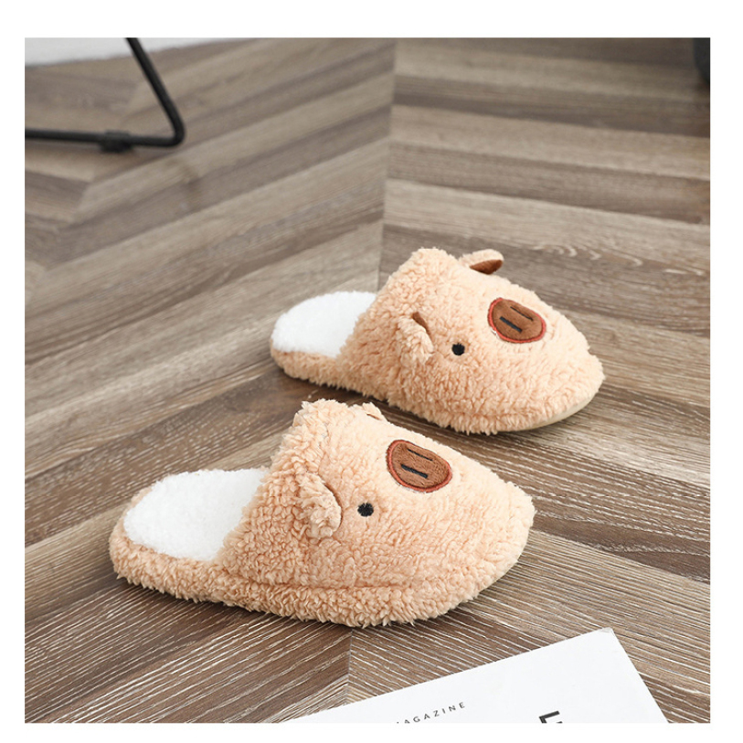 Dép lông mang trong nhà hình heo , dép heo , dép đi trong nhà mặt ỉn siêu cute , dép hình mặt lợn , dép con heo , dép bông heo , dép bông hình thú giá rẻ