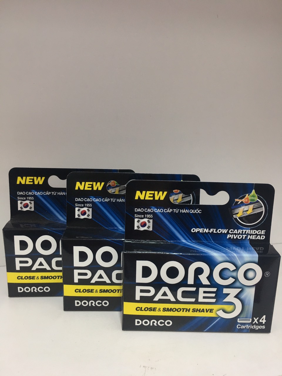 Dao Cạo Râu 3 Lưỡi  Dorco Pace 3
