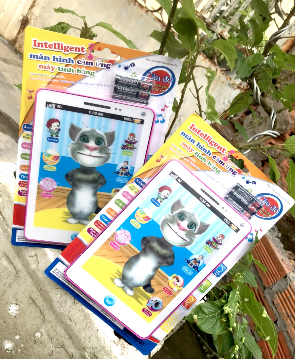 Đồ chơi iPad Mèo Tom thông minh (hát, kể chuyện, thơ) cho bé