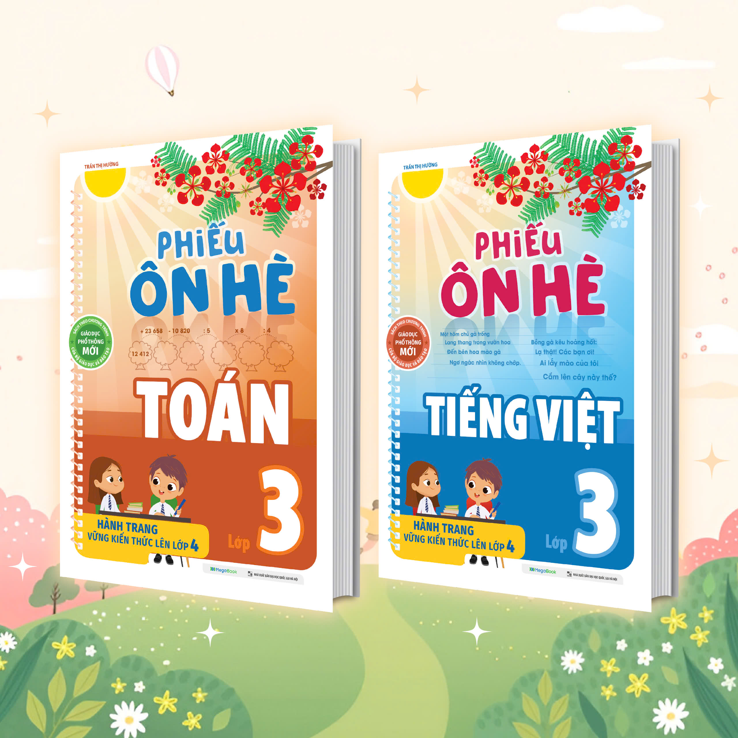 Sách Combo Phiếu ôn hè Toán và Tiếng Việt Lớp 3