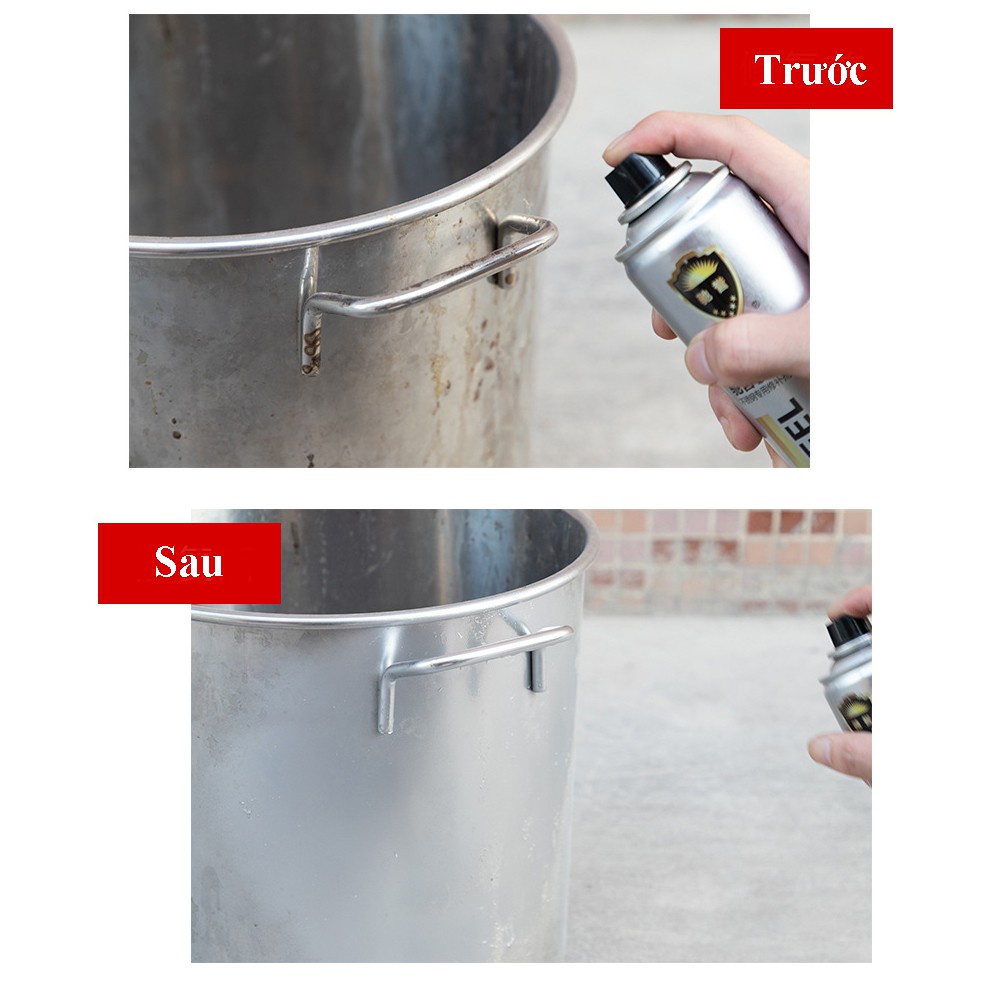 HomeAid Sơn Bạc Mạ Crom Sơn Xịt Mạ Chrome Sáng Bóng 350ml - Chai Sơn Mạ Siêu Bóng-Sơn xe