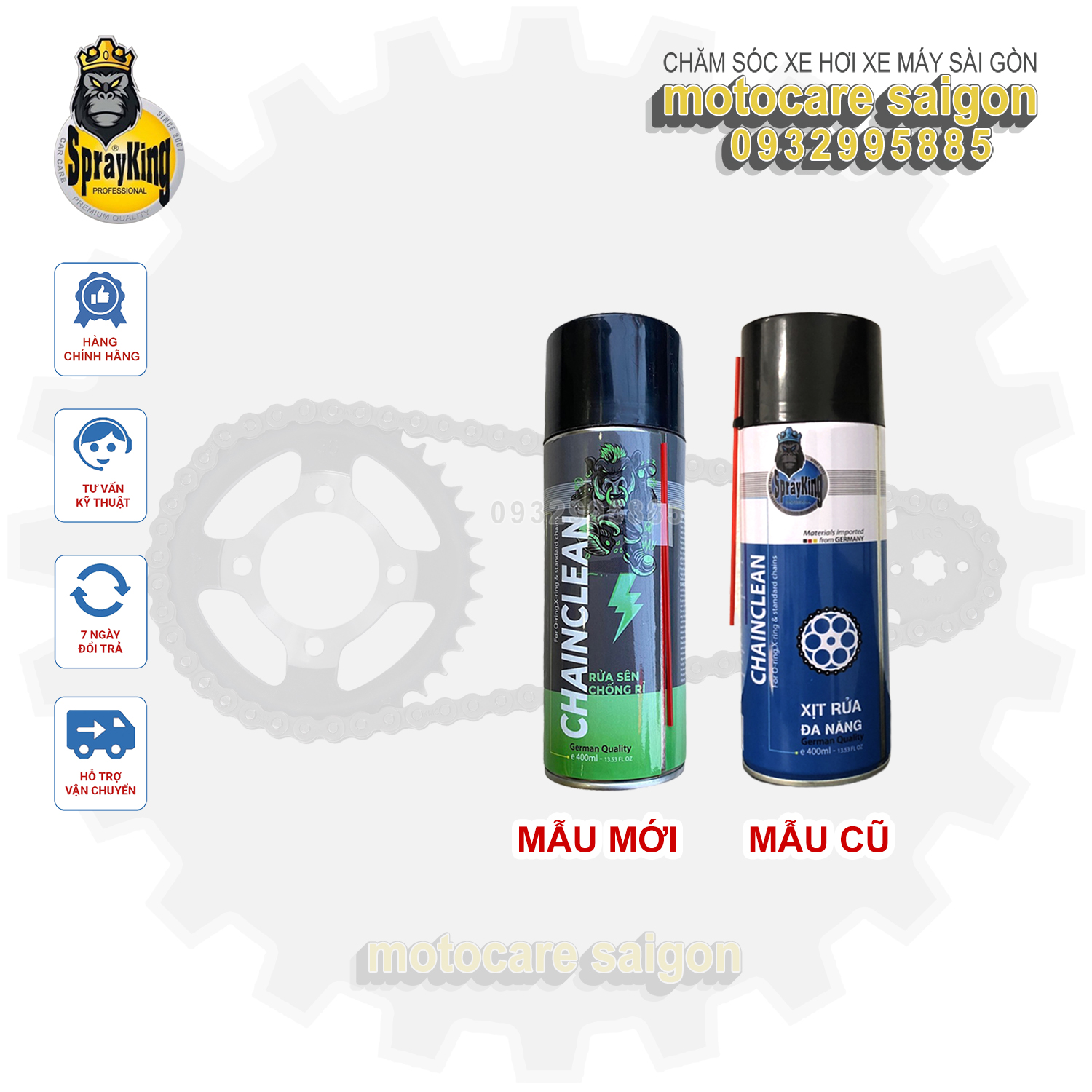 Rửa sên sprayking mới 400ml