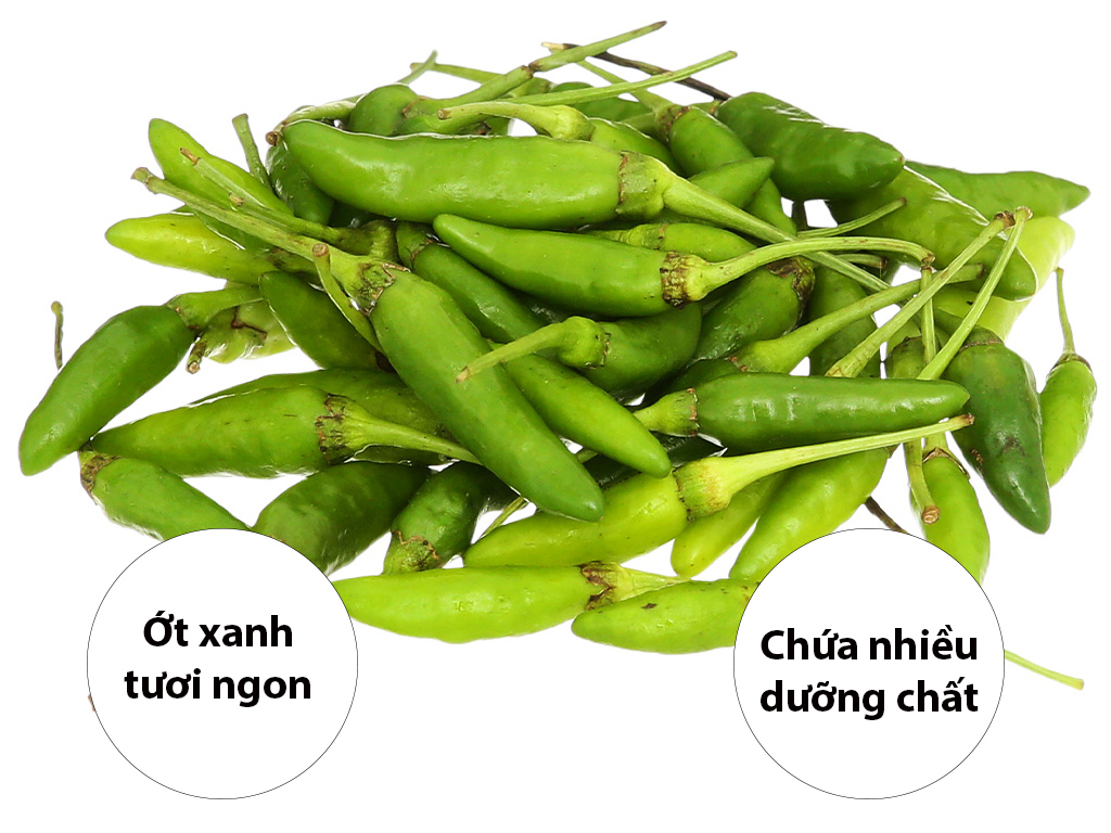 Ớt xiêm xanh tươi 100g