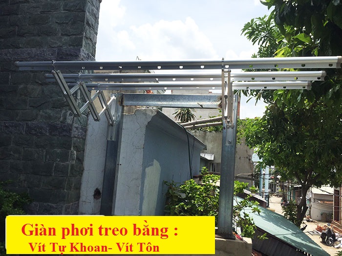 Giàn phơi thông minh gắn tường Cao cấp nhập khẩu