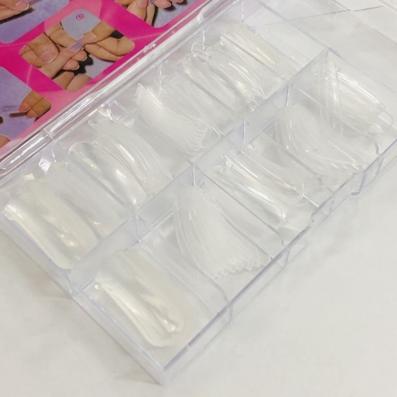 Móng úp gel gôm có chia vạch