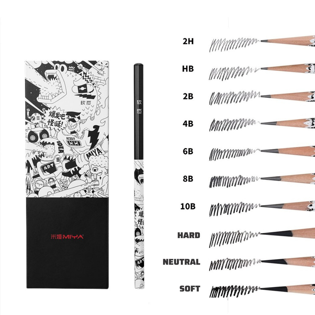 Bút chì MIYA Weird Pencil (Bán lẻ 1 cây)