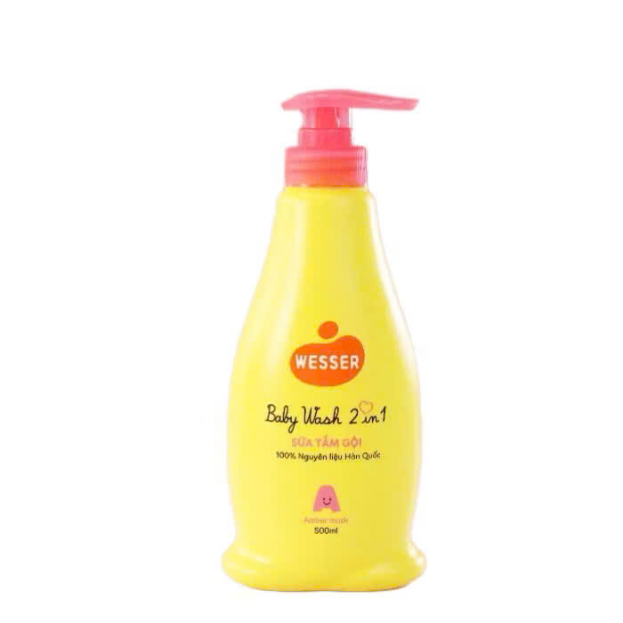 SỮA TẮM GỘI EM BÉ WESSER 500 ml