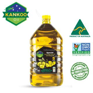 Dầu Oliu Hạt Cải Extra Virgin Olive Oil with Canola Oil hãng Kankoo - Chai 5 lít - nhập khẩu chính hãng từ Úc - dùng cho mọi món ăn, tốt cho sức khỏe thumbnail