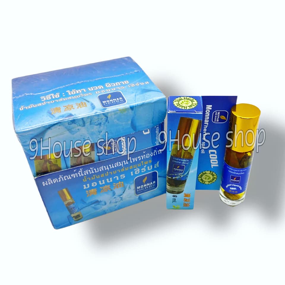 01 Dầu Lạnh Monnar Herbs Thái Lan 8ml (Cool Balm)