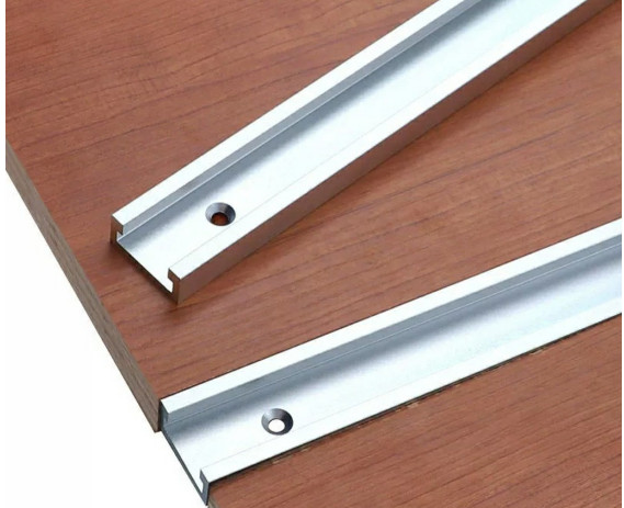 Ray trượt nhôm dài 0.6 - 0.8m cnc liền khối chế bàn cưa, bàn phay, cnc, cơ khí chế tạo