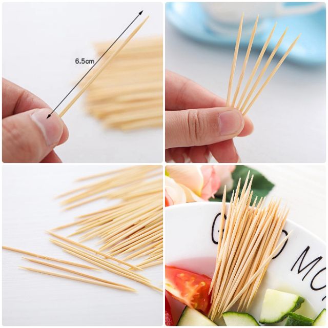 Tăm tre / Tăm xỉa răng HƯƠNG QUẾ cao cấp