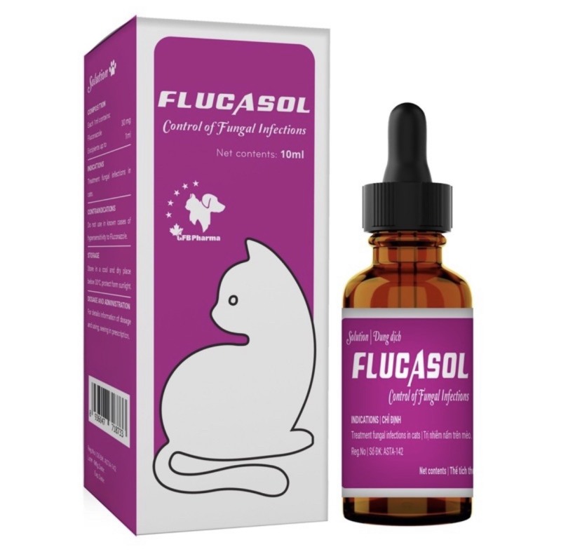 Fucasol nấm cho mèo 10ml - GFB Pharma