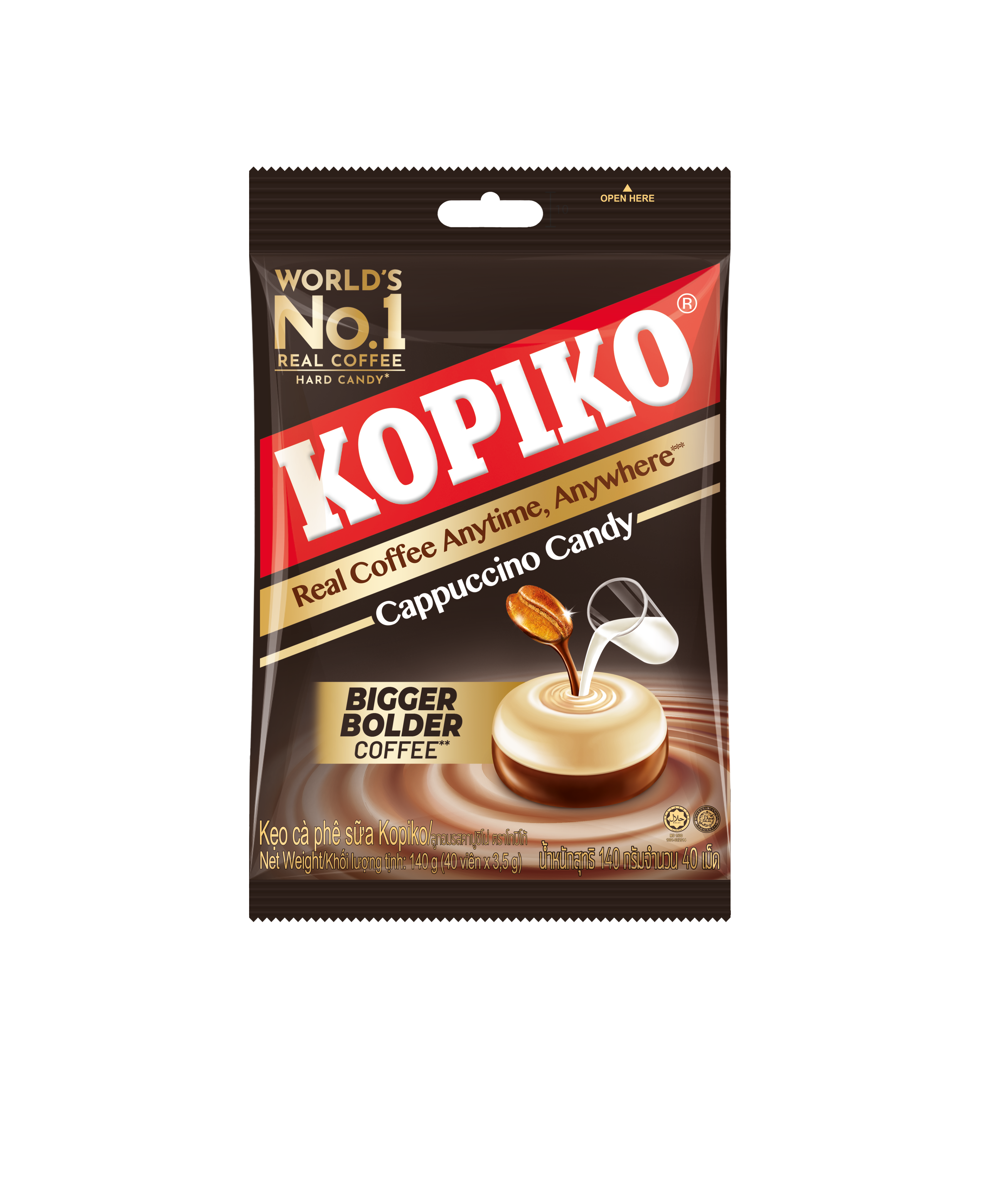 Combo 2 Kẹo Cà Phê Sữa Kopiko 140G