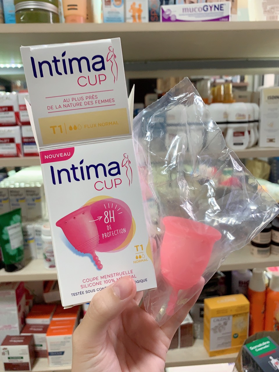 [2size] Cốc nguyệt san Intima Cup - Nội địa Pháp