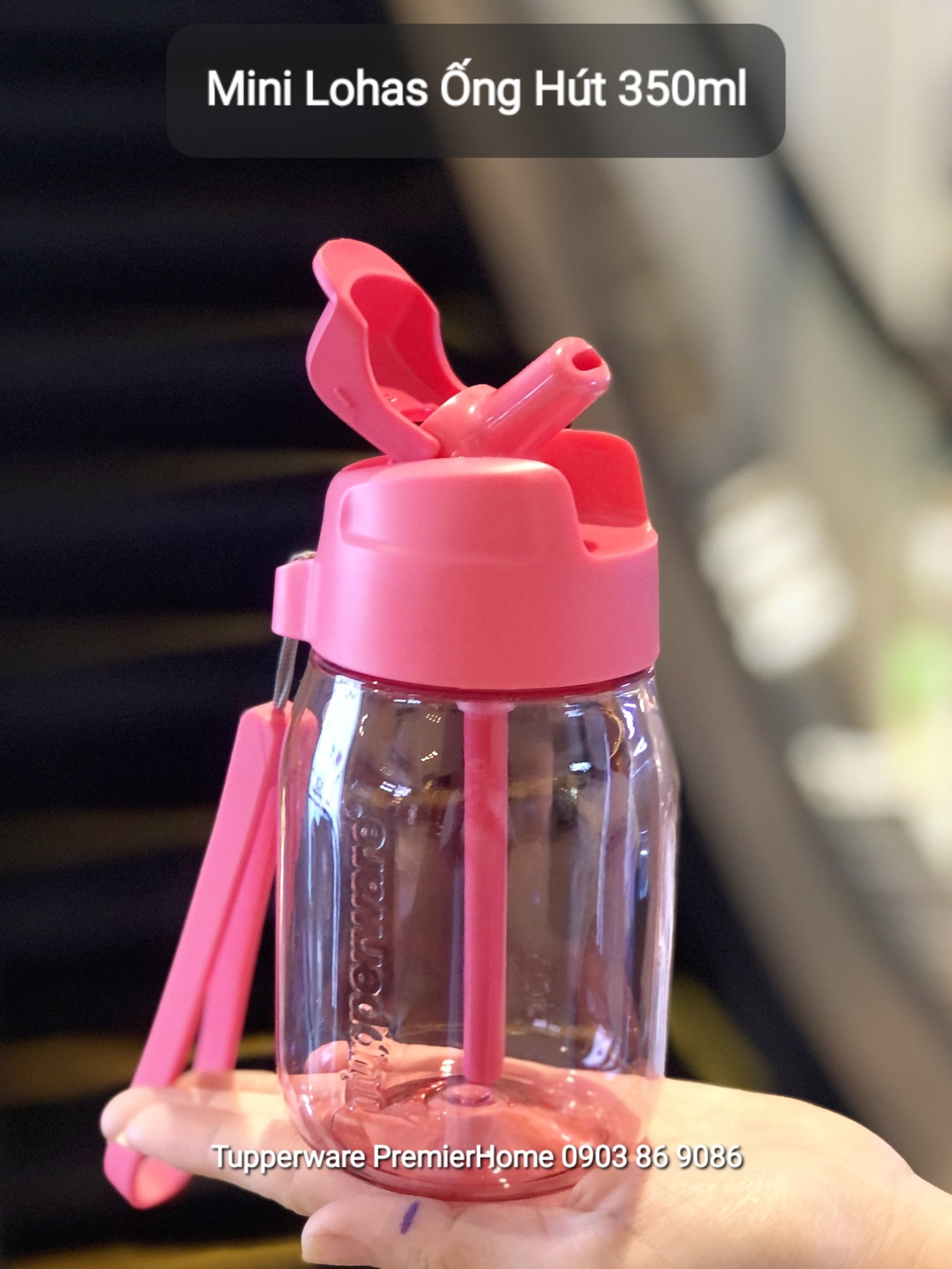1 Bình Nước Tupperware Mini Lohas with Straw 350ML/ giá 1 bình