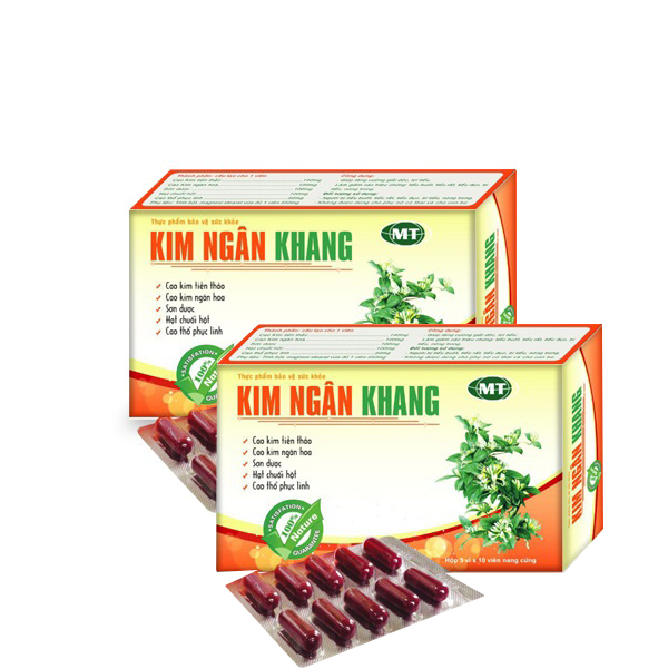 [COMBO 2 HỘP] KIM NGÂN KHANG - hỗ trợ thải độc, lợi tiểu