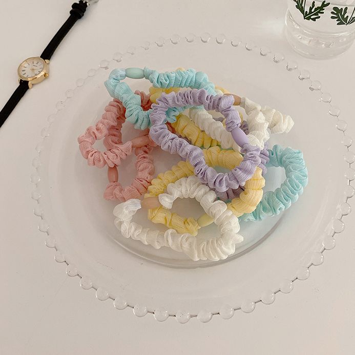 [LIN] Scrunchies Nhỏ Cột Tóc Buộc Tóc Màu Pastel
