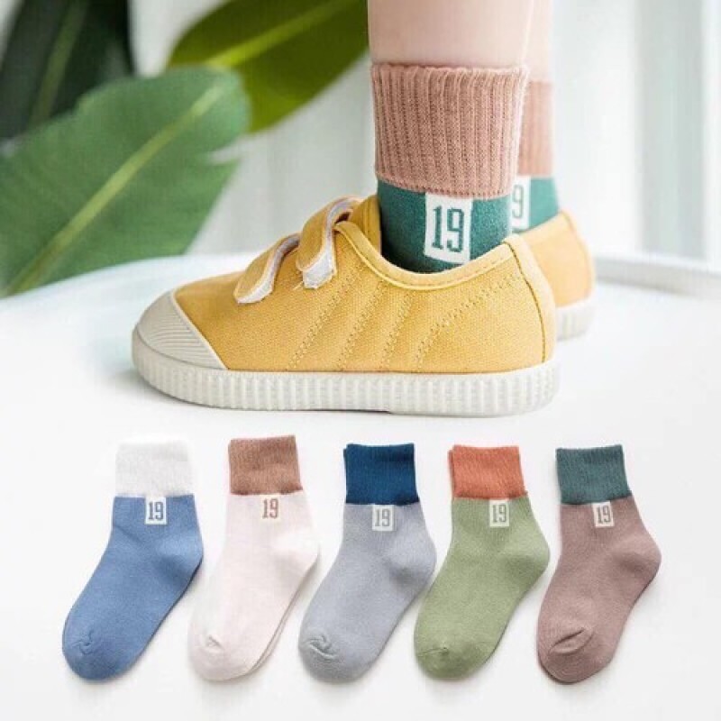 COMBO 10 TẤT SỐ 19 CHO BÉ SIÊU ĐÁNG YÊU AS