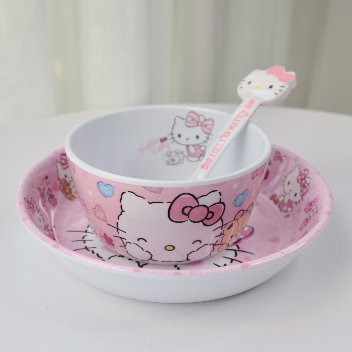 🌸[ HELLO KITTY ] CHÉN BÁT TÔ DĨA LY CỐC MẪU MỚI