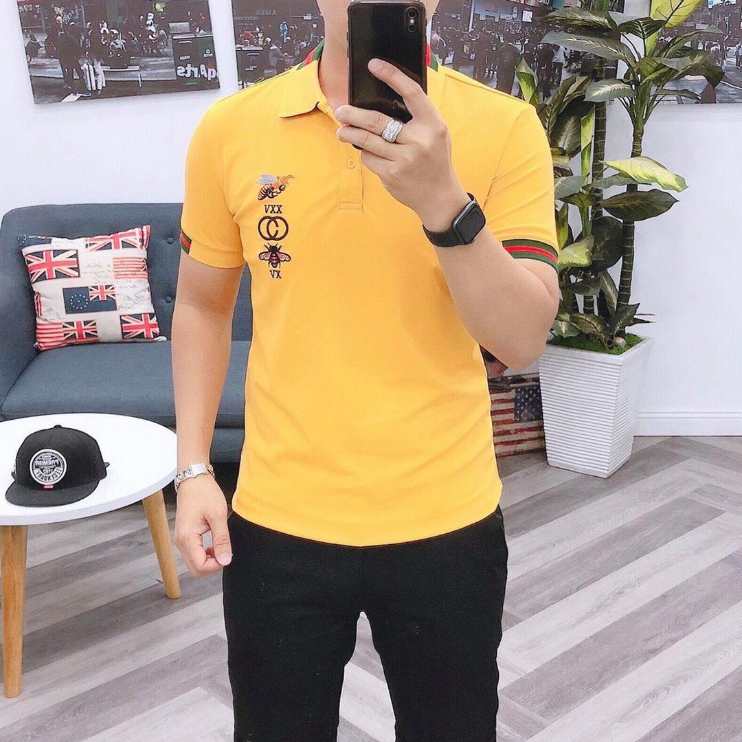 [HCM]Áo thun nam thêu logo họa tiết con ong siêu hot