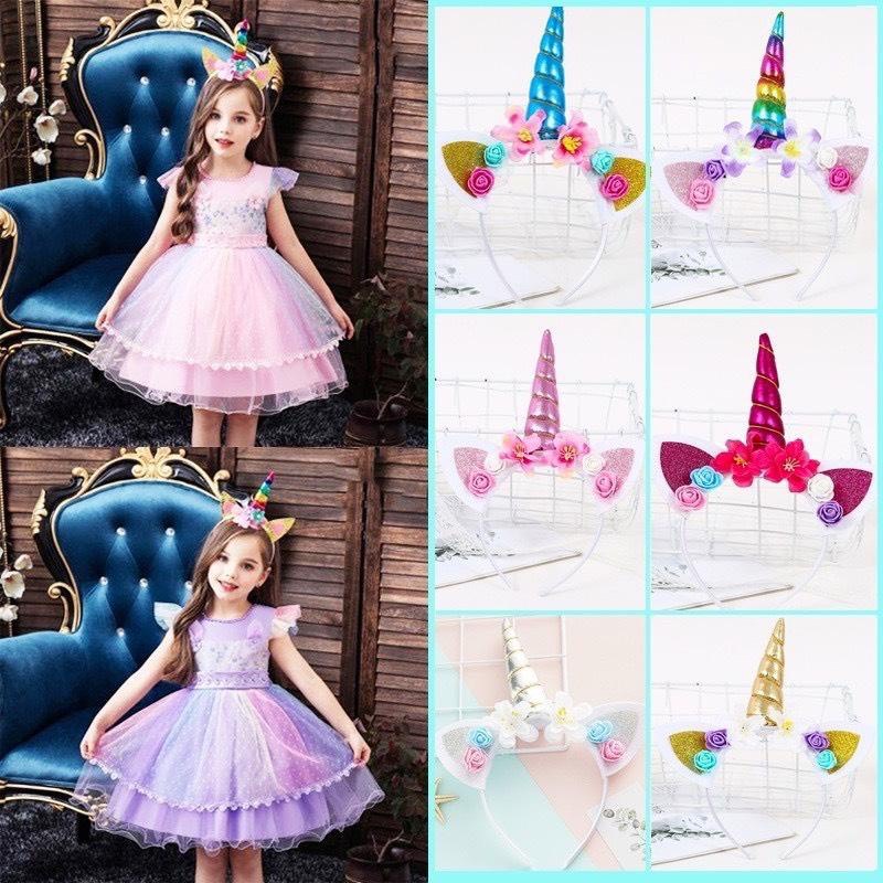 Bờm cài tóc ngựa pony lấp lánh đáng yêu cho bé