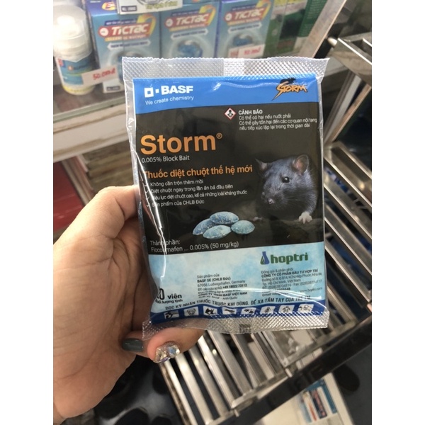 combo 5 gói kẹo chuột STORM - dùng cho chuột đã nhờn bả .