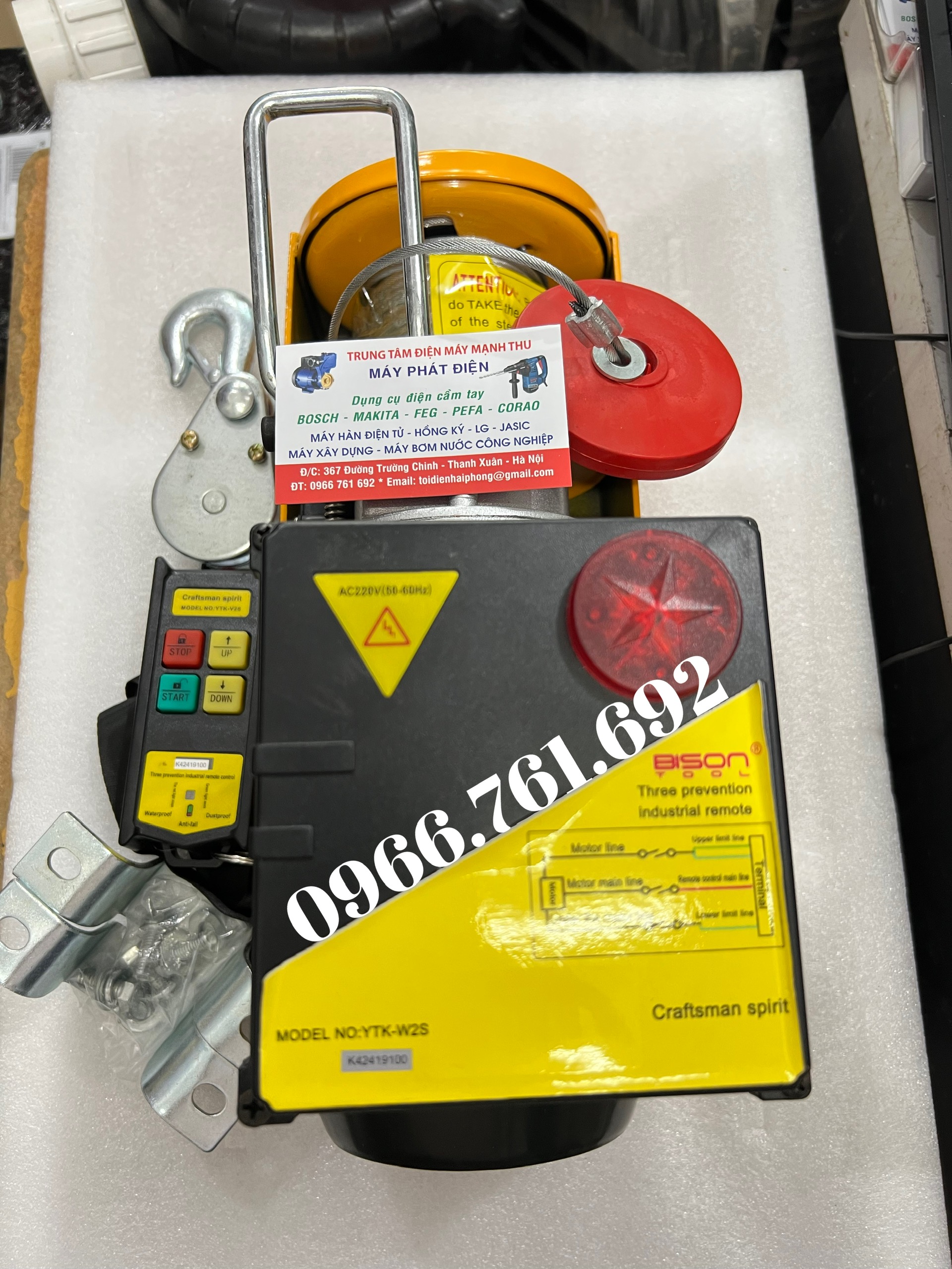 Máy tời điện 500kg