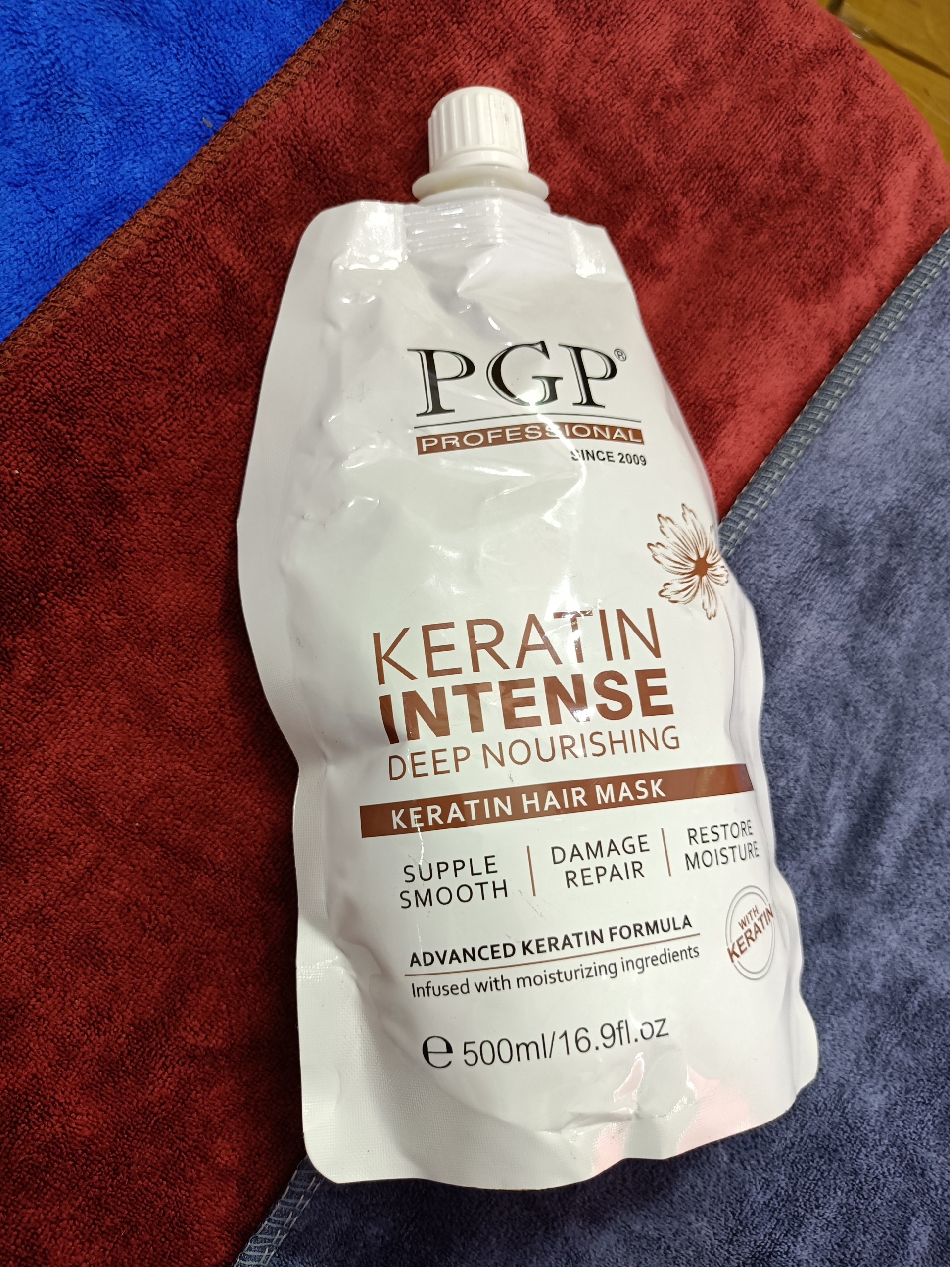 Hấp dầu phục hồi keratin PGP 500ml