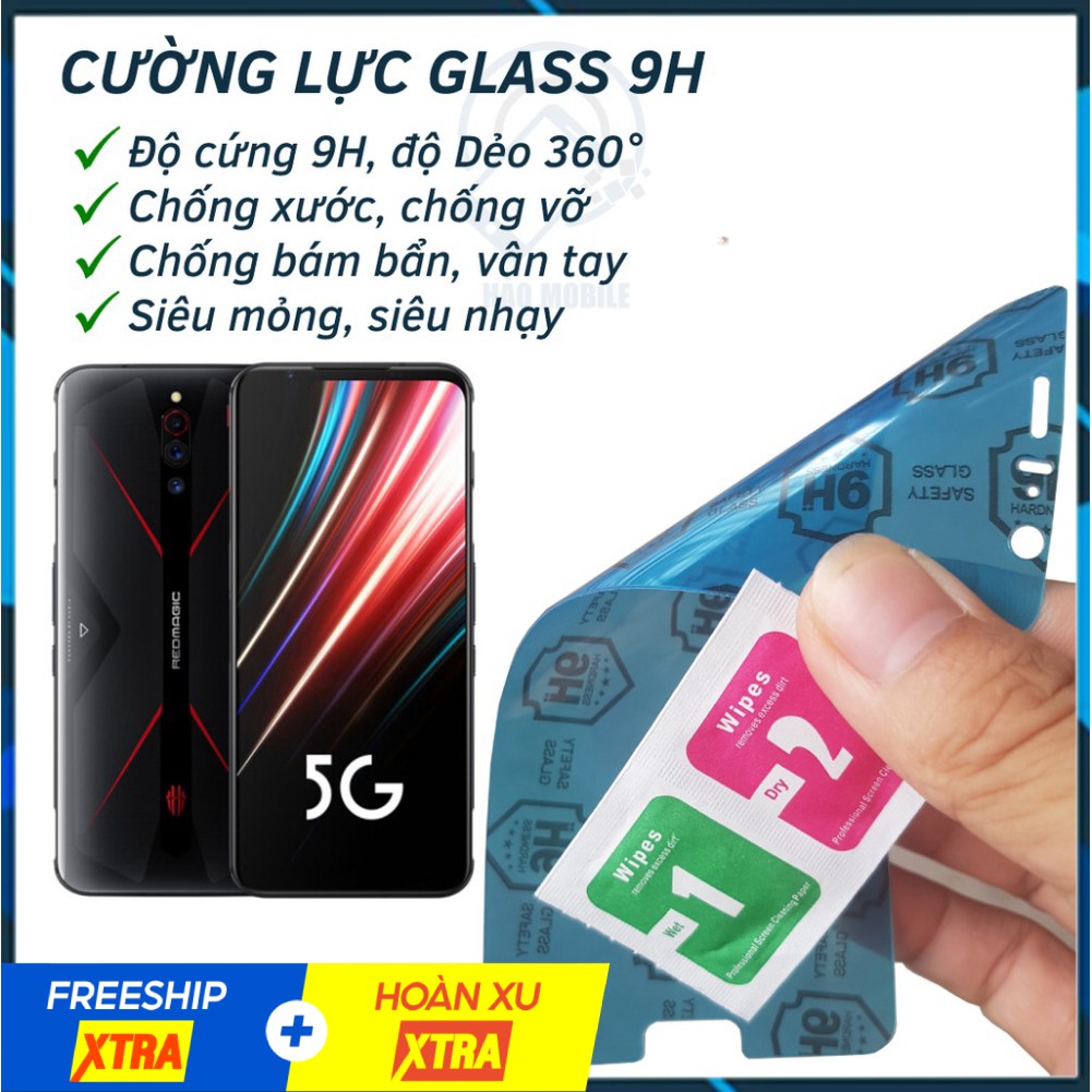 Dán cường lực dẻo nano Nubia Red Magic 5G