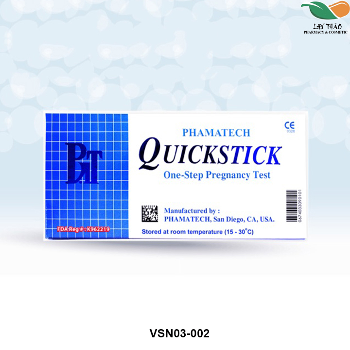 [HCM] QUE THỬ THAI QUICKSTICK CHÍNH HÃNG GIÁ TỐT