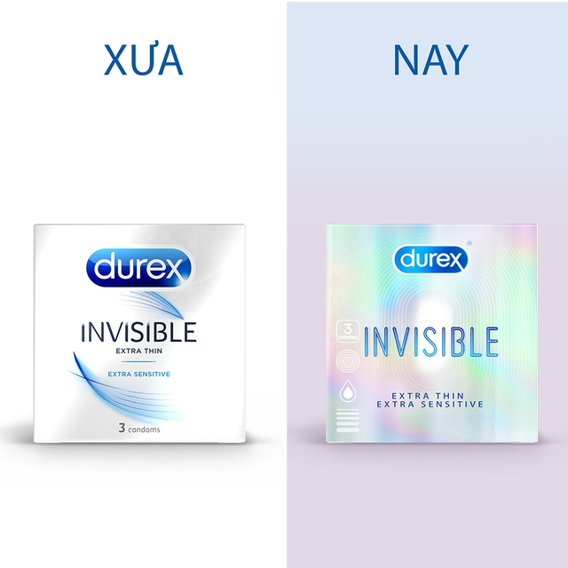 Bao cao su Durex Invisible 3 bao [ Che tên sản phẩm ]